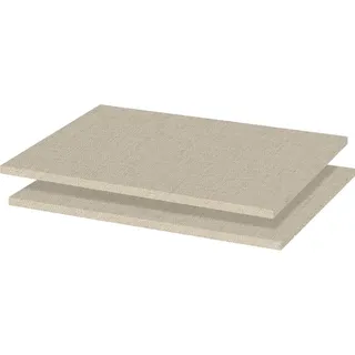 OTTO home "Onyx", (B/T/H): 72/32,1/8 cm, im praktischen 2er-Set, grau matt stoffdekor),