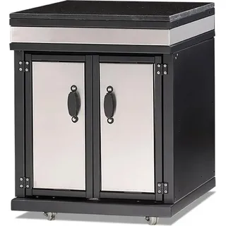 Elegantes Außenküchenmodul aus Edelstahl in Silber - Silber