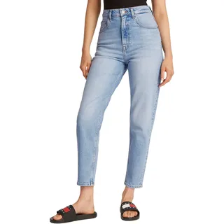 Tommy Jeans Damen Jeans Hose Mom Jean High Waist, Blau (Denim Light), 34W/26L