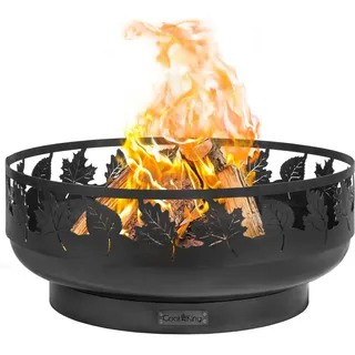CookKing Feuerschale Stahl Toronto Ø 80 cm x 33 cm Schwarz