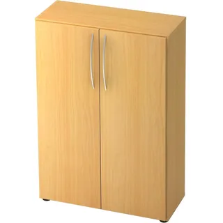 Hammerbacher Basic Aktenschrank 80 x 35 x 114,4 cm buche