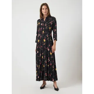 Y.A.S Yassavanna Long Shirt Dress Sommerkleid Schwarz 42
