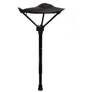 SSWERWEQ Campingstühle Klappbarer Stockhocker Sitzstock Höhenverstellbarer Sitzhocker Klappbarer Stockstuhl für Outdoor-Reisen Sightseeing Ruhen Sie Sich aus