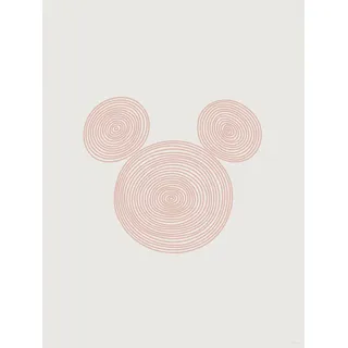 Komar Bild »Pink Curls« Natur 1 Stk. tlg. Wandbild zur Dekoration im Kinderzimmer - ohne Rahmen, rosa