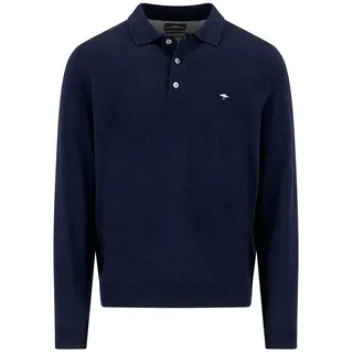 Fynch Hatton 1514804 Langarm-polo - Navy - L