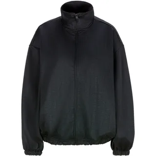 Outdoorjacke HUGO BLUE "Dicole", Damen, Gr. XL, bunt (open miscellaneous 992), Web, Obermaterial: 100% Polyester, gemustert, oversize, elastischer Bund, Jacken Outdoorjacke, mit tonalem Jaquard Monogramm