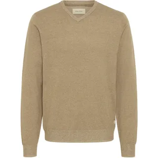 Blend Strickfleece-Pullover »Strickpullover BHBRUTON V-neck«, gelb