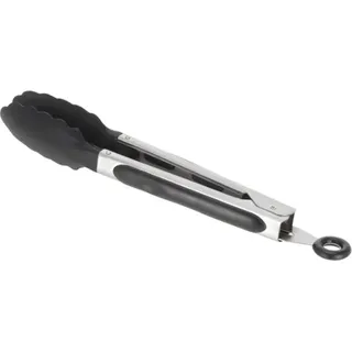 Küchenzange Koopman Excellent Houseware, Edelstahl/Kunststoff, 27 cm, schwarz/silber - Schwarz, Silber