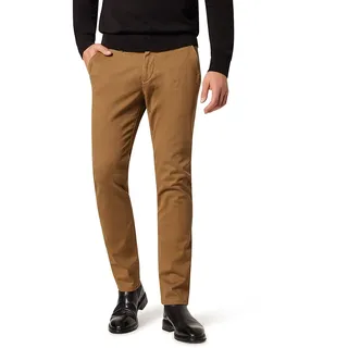 Chinohose "Chino Enzo", Herren, Gr. 32, Länge 34, braun (camel), Web, Obermaterial: 98% Baumwolle, 2% Elasthan, PIONEER AUTHENTIC JEANS, straight fit lang, Hosen Chinohose