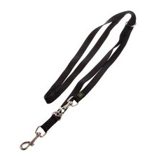 Hunter Vario Basic Lesă neagră câini  200 cm lungime, 15 cm lățime