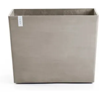 Ecopots Pflanztopf Paris Rollen Braungrau 85 cm x 40 cm x 65 cm
