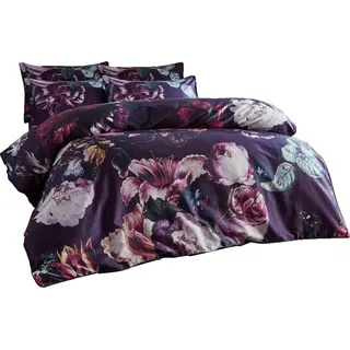Paoletti - Floral - Bettwäsche-Set "Cordelia" RV2377 (Doppelbett) (Veilchen) - Bunt
