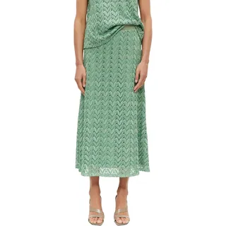 s.Oliver Damen 2176935 Midi Rock mit Ajourmuster (1er Pack)