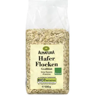 Alnatura Bio Haferflocken Großblatt, 500g