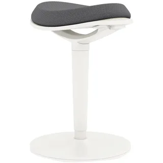 Homcom Sitzhocker Ergonomischer Kunststoff Grau