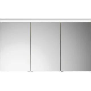 burgbad Lin20 Spiegelschrank LED-Beleuchtung, 3 Türen, mittlerer Tür Anschlag rechts 1200x700x170mm, SPQK120LF5353, Farbe: Eiche Dekor Urban