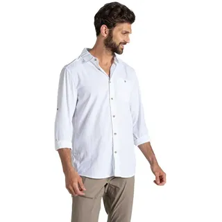 Craghoppers Langarmhemd Weiß XL