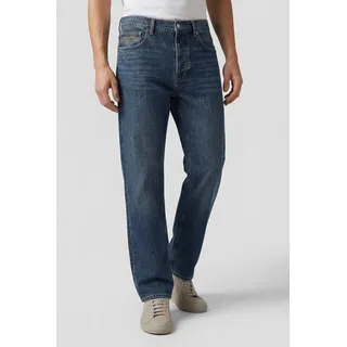 Relax-fit-Jeans PEPE JEANS "BEXLEY", Herren, Gr. 32, Länge 32, mid blau, Denim/Jeans, Obermaterial: 100% Baumwolle, relaxed fit lang, Jeans Relax-fit-Jeans, Regular Waist