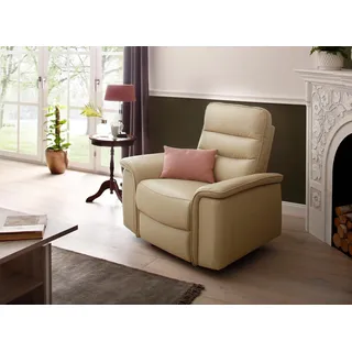 Home Affaire Relaxsessel Maldini Kunstleder 109 x 0 x 0 cm Beige elektrisch