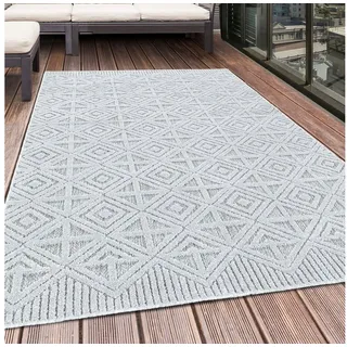 Ayyildiz Outdoor-Teppich Bahama VI (Grau, 200 x 140 cm, 100 % Polypropylen)