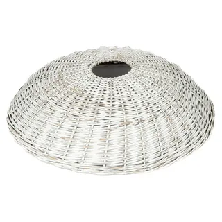 Westmann Rattan Weihnachtsbaum Rock Santa-4 Hellgrau Ø 87 cm - Weiß