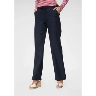 Aniston CASUAL Aniston CASUAL, Leinenhose mit Bindeband, blau