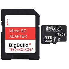 BigBuild Technology 32GB Ultra schnelle microSDHC 80MB/s Speicherkarte für Huawei P30 Lite Mobile