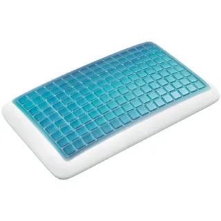 Technogel Pixel Deluxe Nackenstützkissen Gel Kissen (66 cm x 40 cm, 7), TG-PIL-ED07, Weiß, 60x40x7