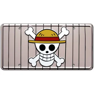 One Piece | The Going Merry | Nummernschild aus Metall mit Prägung