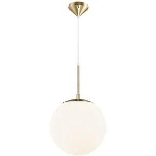 Nordlux Pendelleuchte , Weiß , Glas , Kugel , 40 cm , Lampen & Leuchten, Innenbeleuchtung, Hängeleuchten, Pendelleuchten