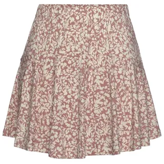 VIVANCE Hosenrock mit Blumendruck, Skort, Rock inklusive Hose, bequemer Bund, bunt