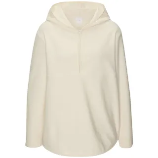 VIVANCE Fleecepullover mit Kapuze Beige 32/34