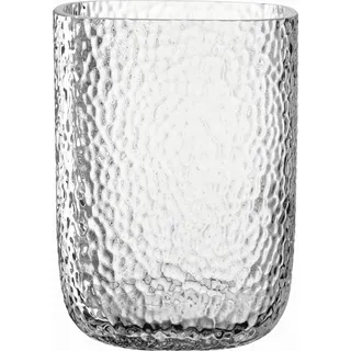 LEONARDO MARTELLO, Vase in quadratischer Form, Glas, Transparent, Tisch, Modern, Drinnen - Transparent