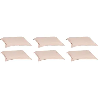 Beo Bankauflage für 1-er Sitz 6er-Set Beige