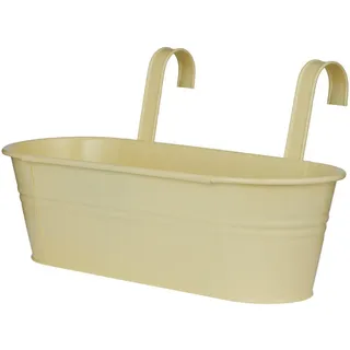 Butlers Hängetopf Zinc , Gelb , Metall , 15 cm , Dekoration, Blumen & Blumentöpfe, Übertöpfe