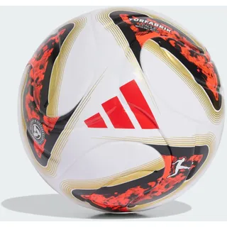 adidas Bundesliga 26/27 Torfabrik League Ball KG6038 5 - White/Black/Solar Red / 5