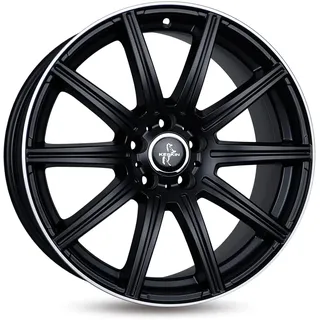 Keskin Tuning KT16 8,0 x 18 5 x 112 ET30 MB66,6 Matt Black Lip Polish