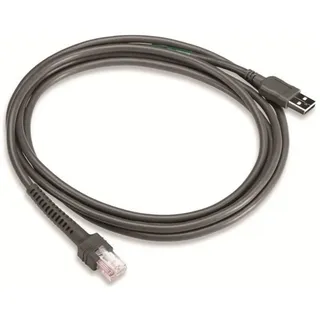 Zebra Technologies Zebra CBA-U21-S07ZBR Scanner-USB-Kabel Schwarz USB