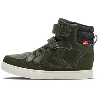 hummel Stadil High Winter Sneaker gefüttert Kinder 6297 forest night 32