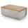 Brotkasten Mattina 34x21cm Warmgrau/Bambus