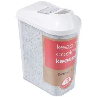 KEEEPER Schüttdose weiß 11,5 x 7 x 21 cm 1,5 l