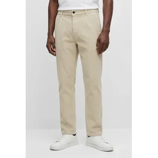 Boss Pleated Tapered Hosen Beige 40 32