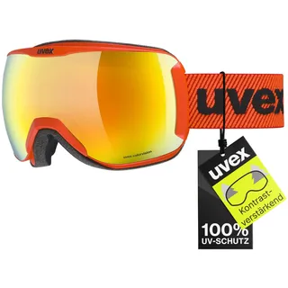 uvex downhill 2100 CV - kontrastverstärkende Skibrille mit schmalem Rahmen und extra weitem Sichtfeld für Damen und Herren