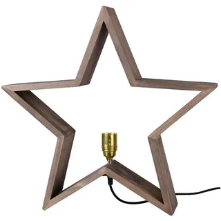 Holzstern 'LYSeKIL', 52 x 52 cm, E27 Fassung - Bronze