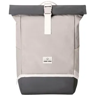 Johnny Urban Rucksack Damen & Herren Beige - Allen Medium - Rolltop Mit Laptopfach für Uni Fahrrad Business - 15L - Nachhaltig - Wasserabweisend