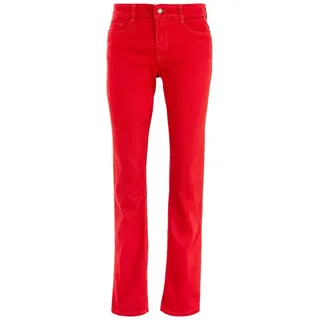 MAC Bequeme Jeans »Stella«, Gerader Beinverlauf, rot