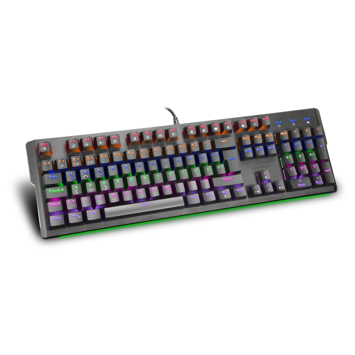 Bild von VELA LED Mechanical Gaming Keyboard schwarz, USB, DE (SL-670013-BK)