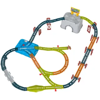 Fisher-Price Thomas & seine Freunde Connect & Build-Eimer, 34-teiliges Erweiterungsset für Die-Cast-Loks und batteriebetriebene Loks, ab 3 Jahren, HNP81