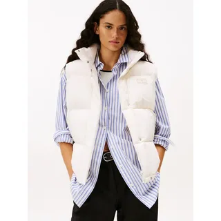 Tommy Hilfiger Tommy Jeans Steppweste »TJW ALASKA GRID DOWN VEST«, weiß