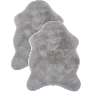Astra Elda Fellteppich 40 x 60 cm Silber
